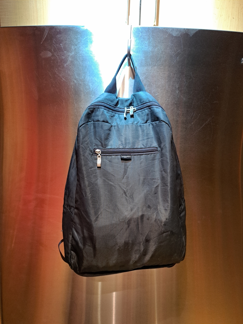 Baggallini Gray Men's Lightweight Everyday Backpack